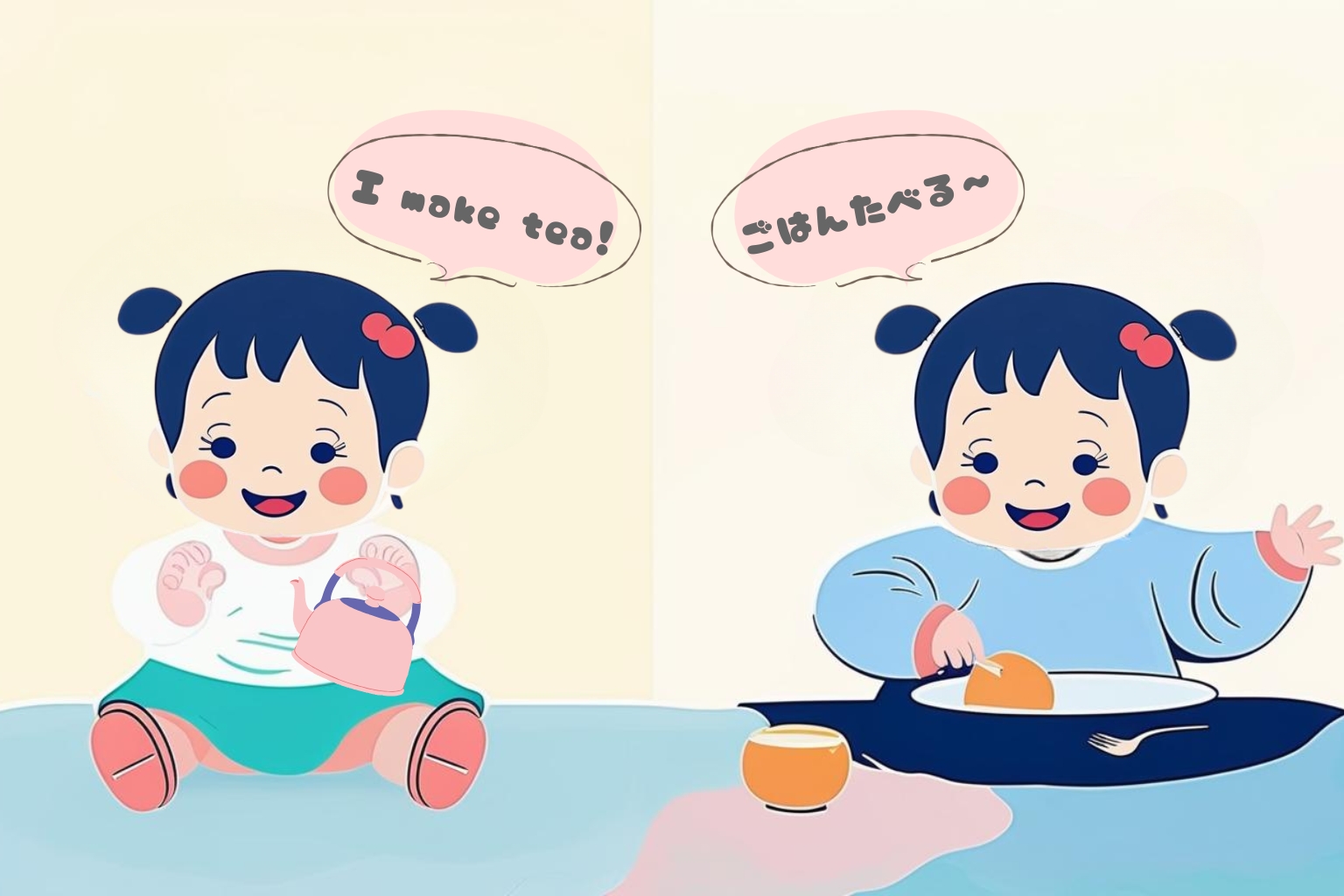 まねする力が、ことばになる 11 日本語も英語も、まねから育つ