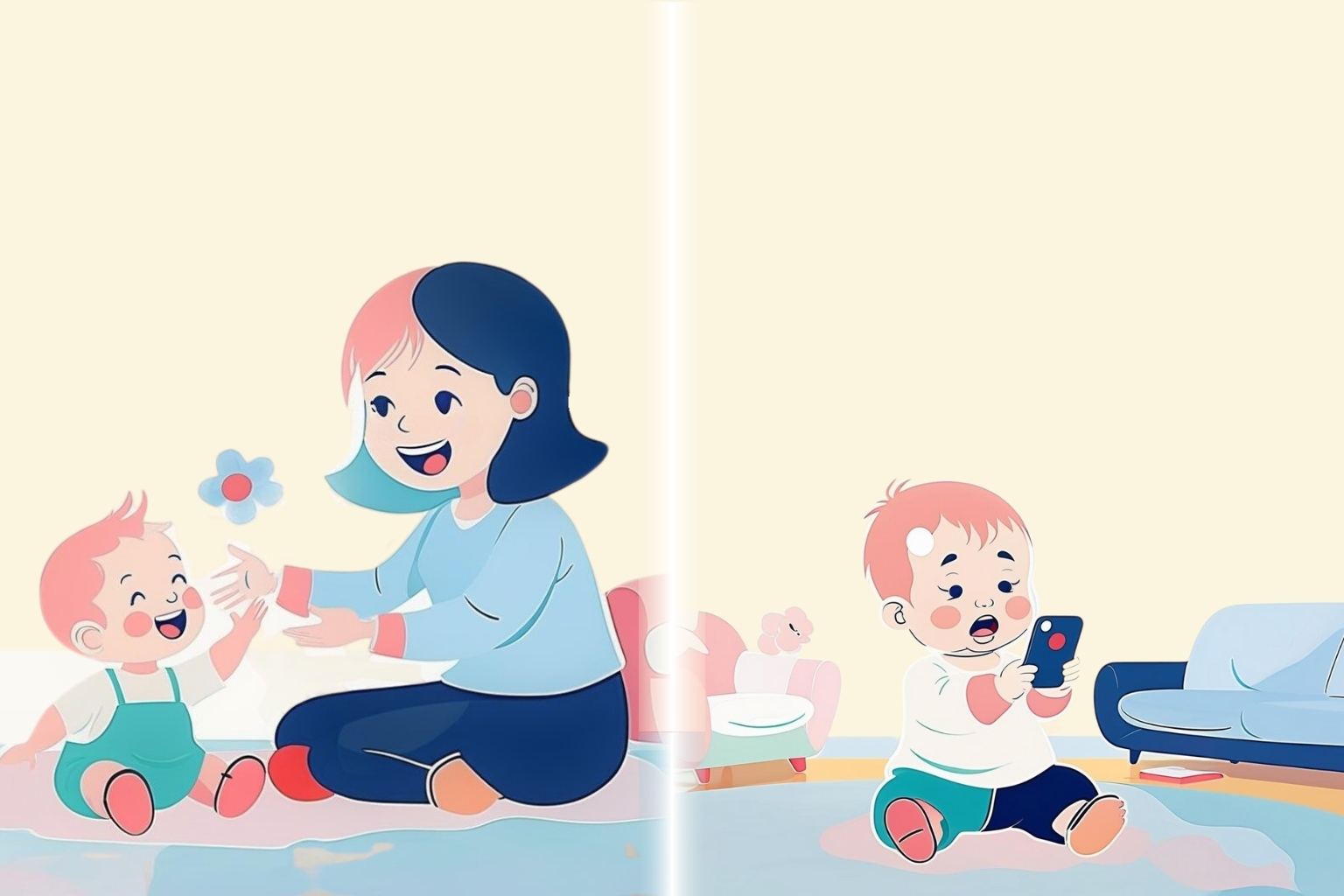 生のやりとりが赤ちゃんの脳を育てる