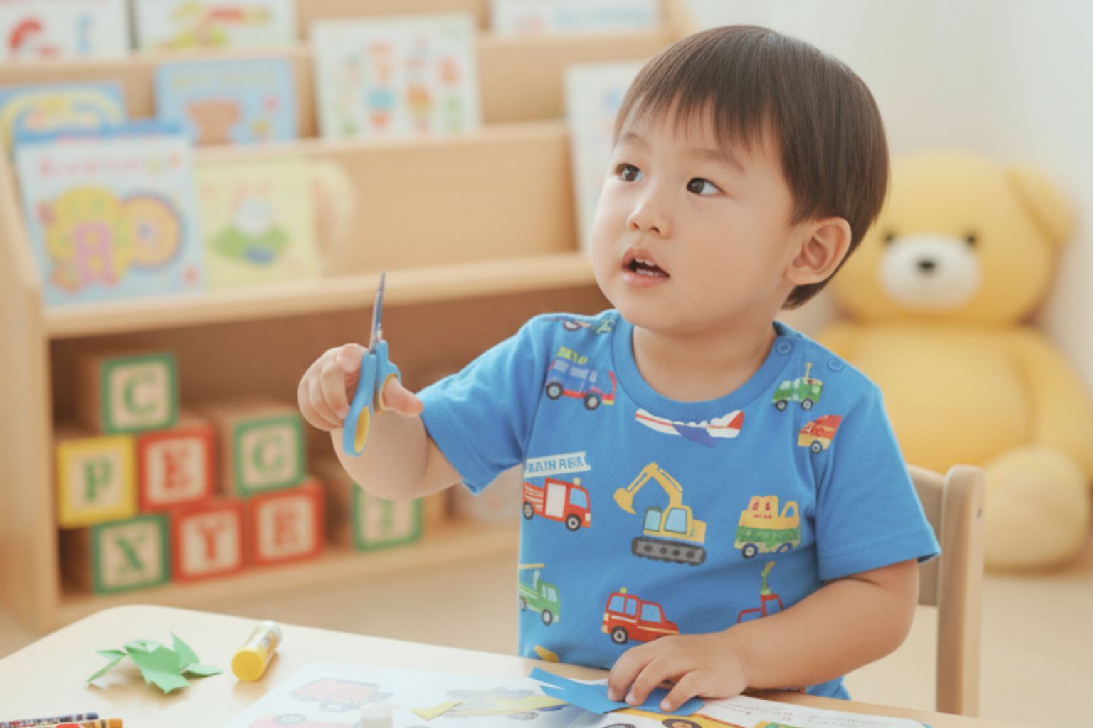2歳児の興味を英語力へ!大好きな乗り物で育む遊びの英語<br><span class="column">シッティングレポート No.02</span> 5 大好きな乗り物で育む遊びの英語